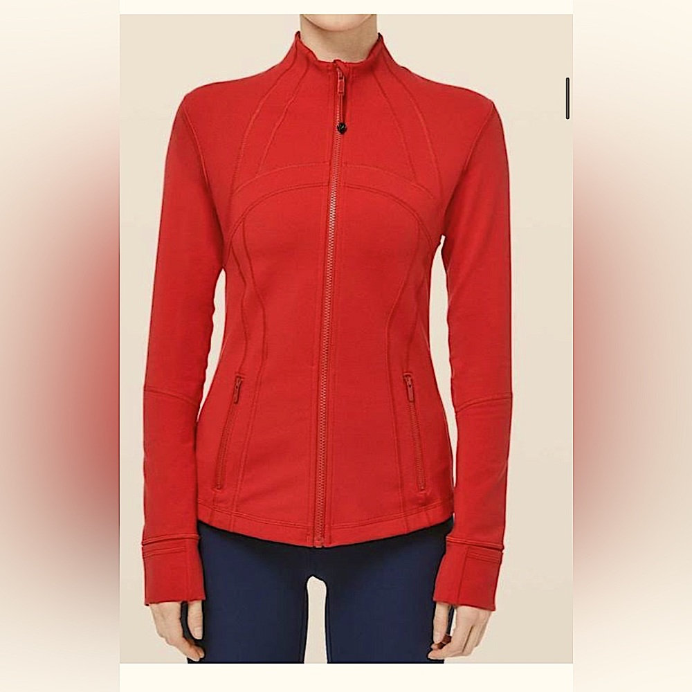 Lululemon Define Jacket - Red, size 6